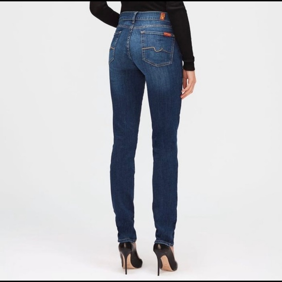 Seven for all mankind skinny Roxanne style jeans - Picture 1 of 10